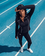 Black Onyx White Onyx Core Luxee Warm Up Jacket