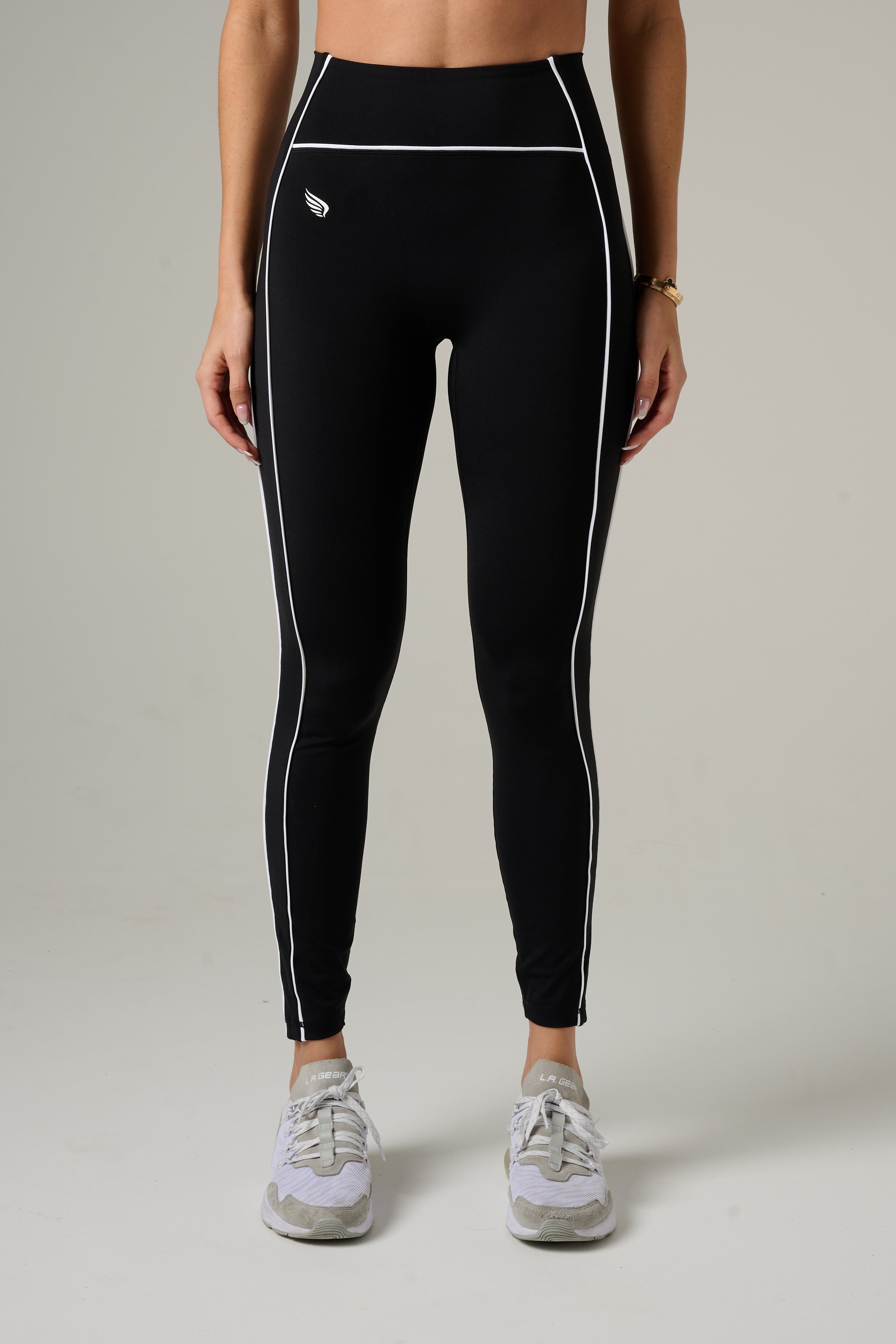 Black And White Onyx Core Hearted Legging