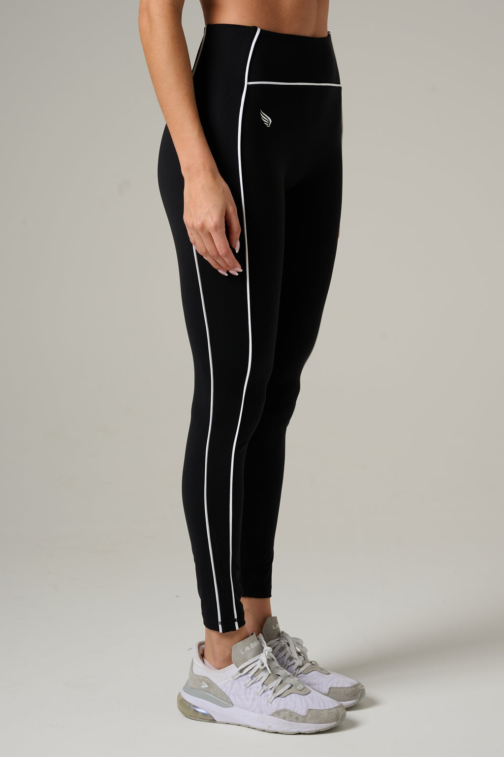 Black And White Onyx Core Hearted Legging