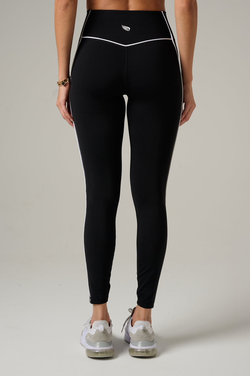 Black And White Onyx Core Hearted Legging