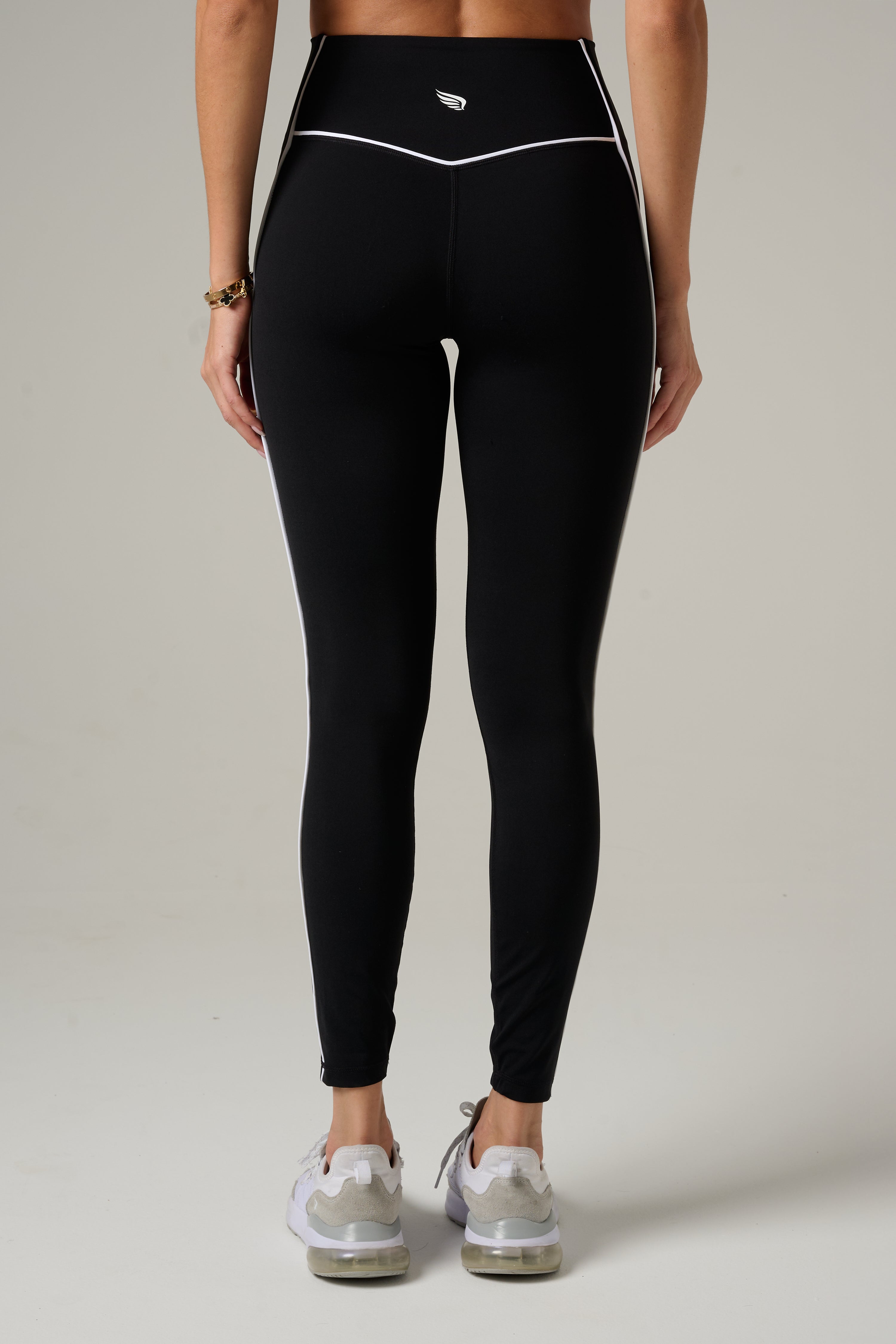 Black And White Onyx Core Hearted Legging