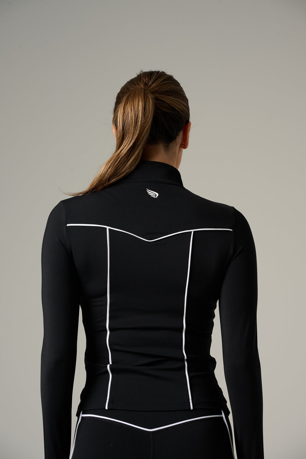 Black Onyx White Onyx Core Luxee Warm Up Jacket