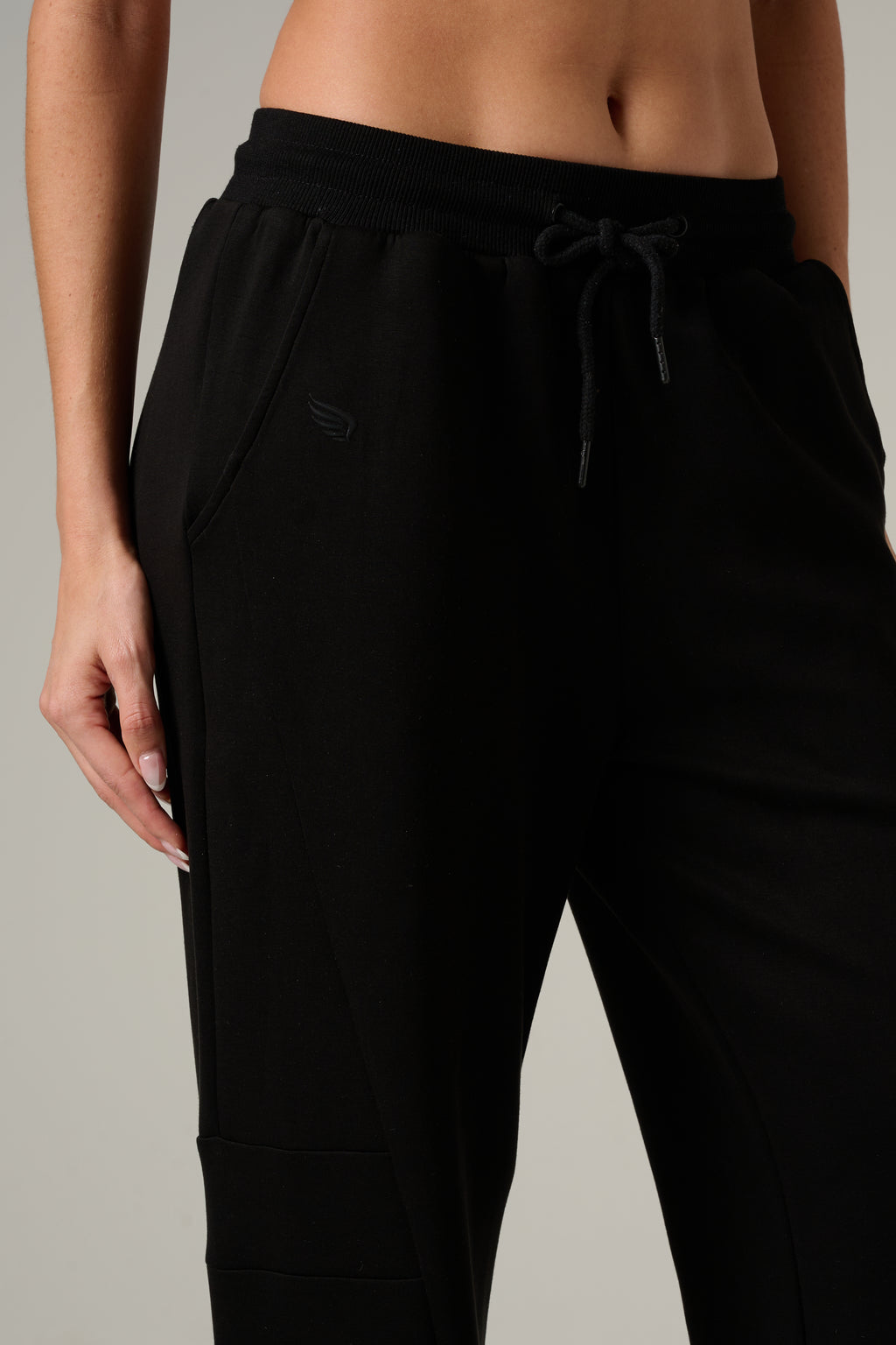 Black Onyx Flared Sweatpants